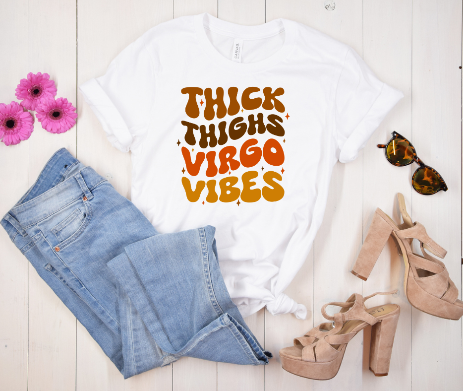 Thick Thighs Virgo Vibes Tee