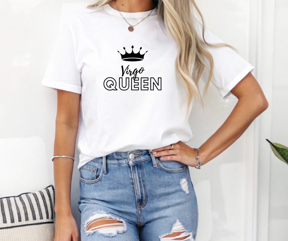Product Description: "Virgo Queen" Tee