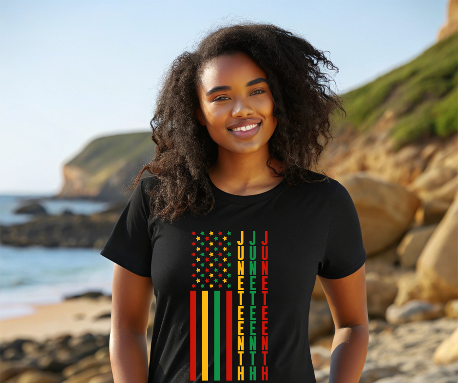 Juneteenth Flag Tee