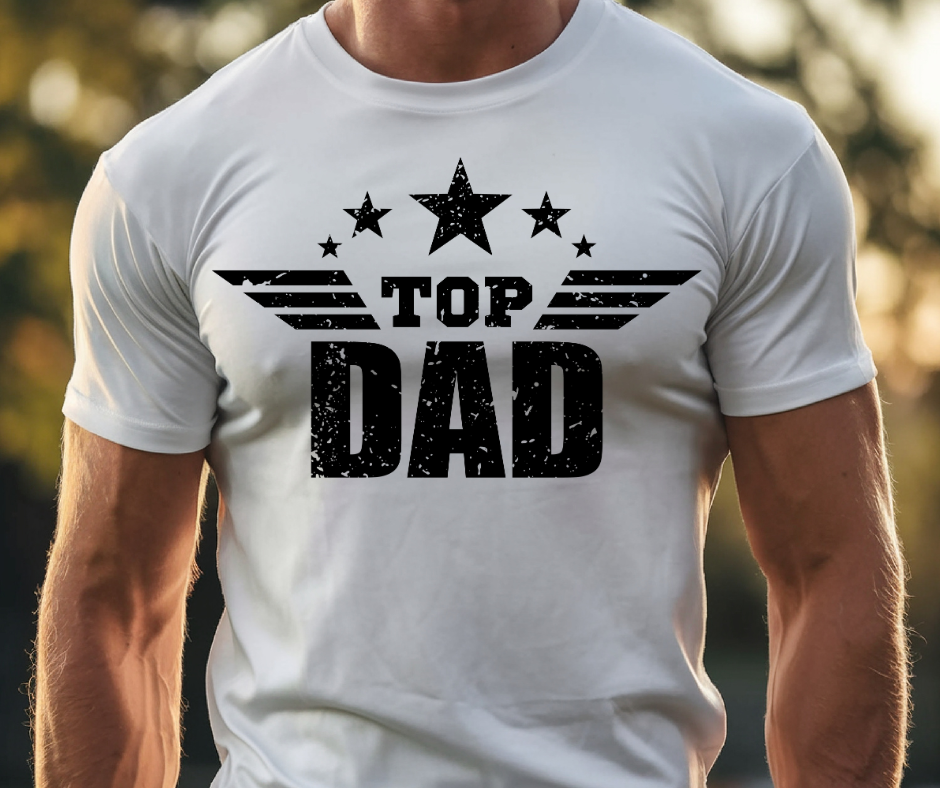 “Top Dad” Parody Tee