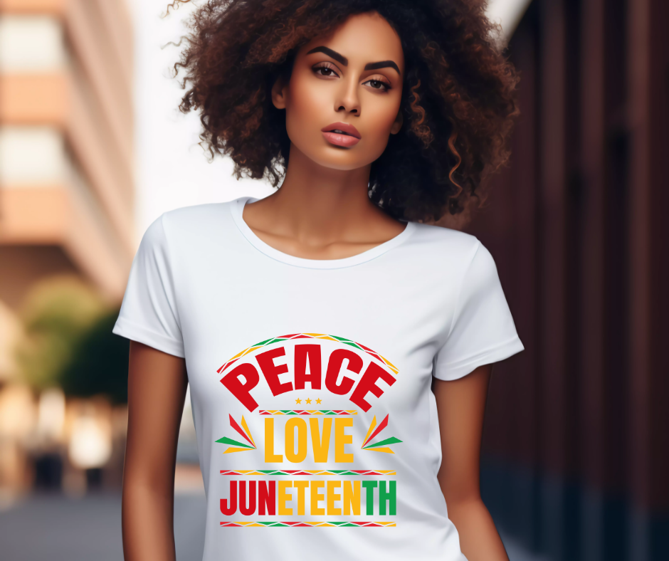 Peace. Love. Juneteenth. Tee