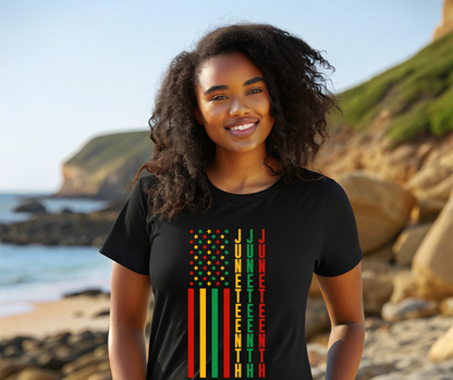 Juneteenth Flag Tee