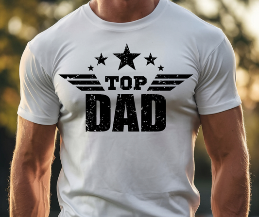 “Top Dad” Parody Tee