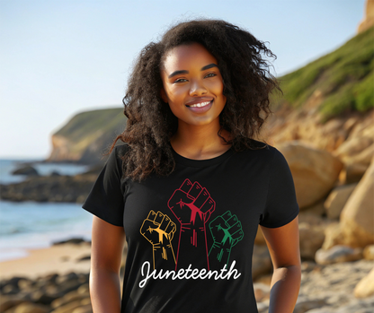 Juneteenth Freedom — Three Fists Tee