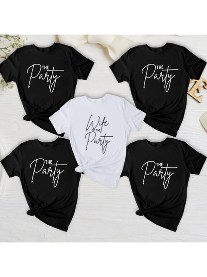 Wife of The Party & Team Bride Tee