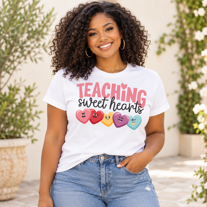 Teaching Sweethearts Tee — Black model